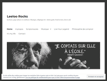 Tablet Screenshot of leeloorocks.com
